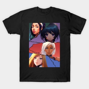 Lady Anime Warrior T-Shirt